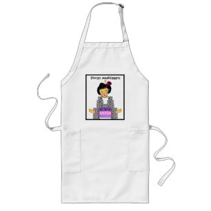 Tablier Long Douzo meshiagare "savourez votre repas" japonais