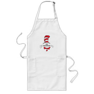 Tablier Long Dr. Seuss   Chat dans le Chapeau Nom de l'enseigna