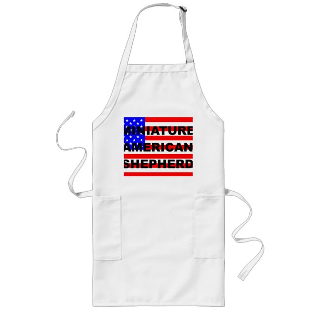 Tablier Long drapeau américain mini am aussie (Devant)