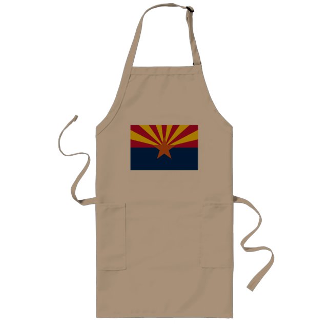 Tablier Long Drapeau de l'Arizona, Américain L'État du cuivre (Devant)