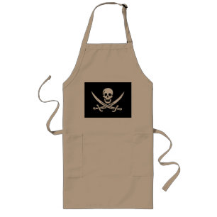 Tablier Long Drapeau Pirate