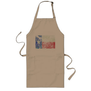 Tablier Long Drapeau usé du Texas