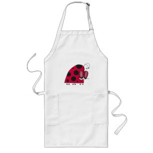 Tablier Long Drôle et Euphorique Ladybug peinture
