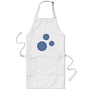 Tablier Long Eau Mandala Apron