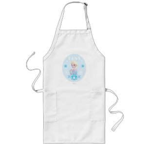 Tablier Long  Elsa  Les flocons de neige