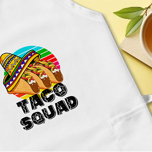 Tablier Long Équipe Taco, Cinco de Mayo