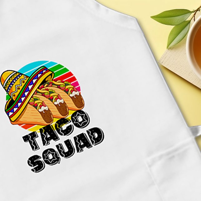 Tablier Long Équipe Taco, Cinco de Mayo (Taco Squad Apron)