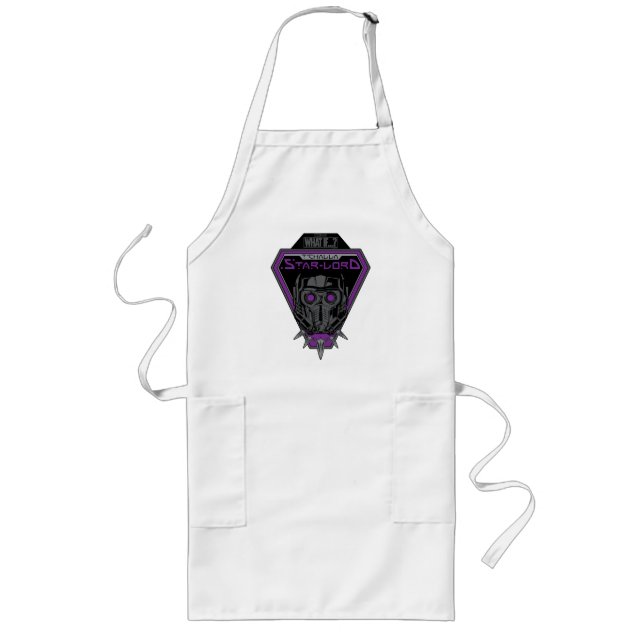 Tablier Long Et si… ? | Casque graphique de T'Challa Star-Lord (Devant)