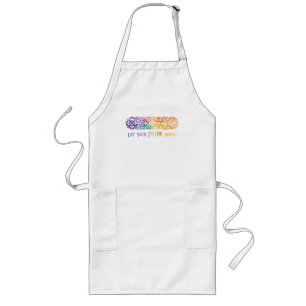 Tablier Long Fenêtre gothique Fierté arc-en-ciel