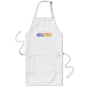 Tablier Long Fenêtre gothique Fierté arc-en-ciel