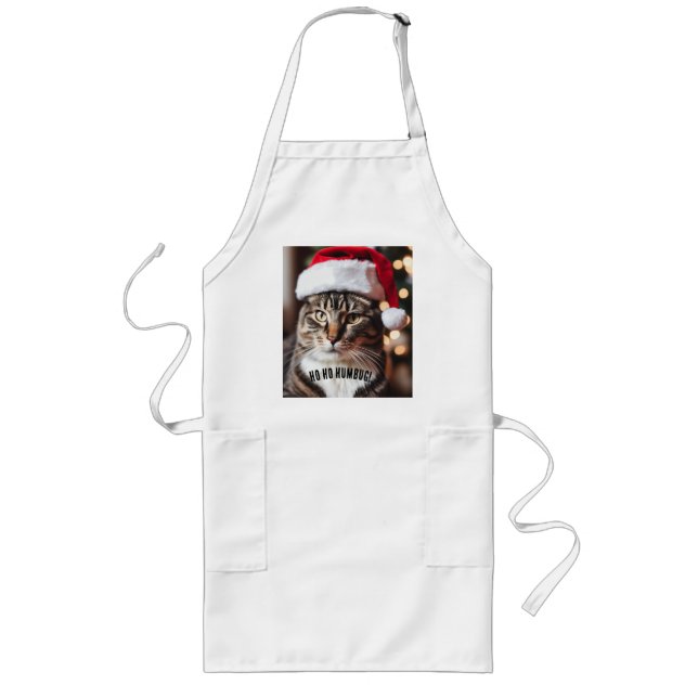Tablier Long Festive Tabby (Devant)