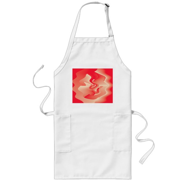 Tablier Long fleur de corail (Devant)