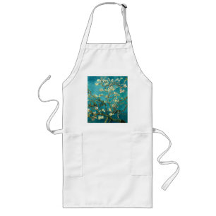 Tablier Long Fleurs d'amandier de Van Gogh Impressionnisme clas