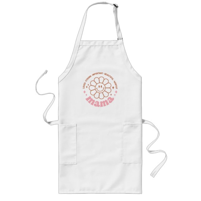 Tablier Long Floral Mama (Devant)