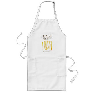 Tablier Long Français Fries Love Langue Amour Amoureux Apron Am