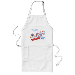 Tablier Long Frosty the Snowman™   Happy Jolly Fun