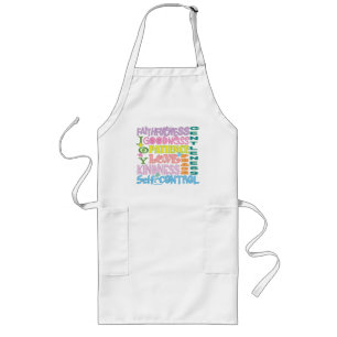 Tablier Long Fruit chrétien de l'Esprit Apron