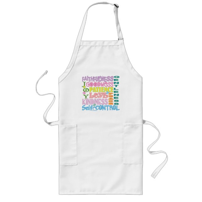 Tablier Long Fruit chrétien de l'Esprit Apron (Devant)