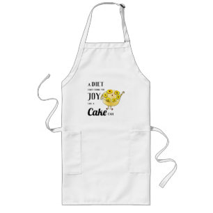 Tablier Long Fun gâteau cuisson dire