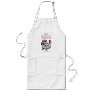 Tablier Long Fun Thanksgiving Turquie Day Apron