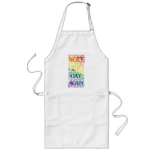 Tablier Long Funny   Up Gay Again   Gay pride