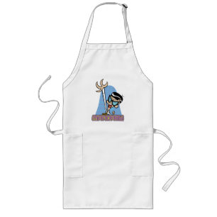 Tablier Long Graphique Nom de caractère Mandark