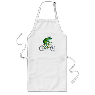 Tablier Long Grenouille Sur Vélo