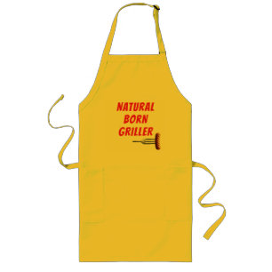Tablier Long Griller naturel né