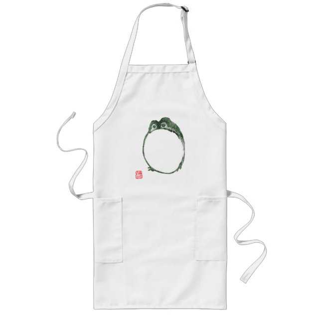 Tablier Long Grumpy Grenouille japonaise crapaud 19ème siècle (Devant)