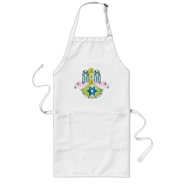Tablier Long Hamsa juif (Devant)