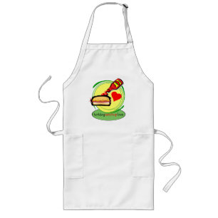 Tablier Long Hot Dogs & Ketchup