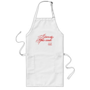 Tablier Long I panic, you cook