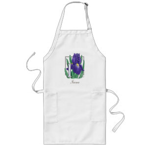 Tablier Long I pour le monogramme de fleur d'iris