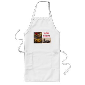 Tablier Long Indian Cuisine Chef’s Apron – Traditional Food Art
