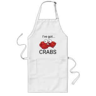 Tablier Long J'ai des crabes