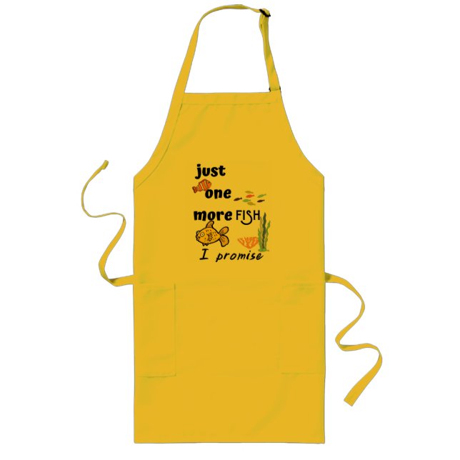 Tablier Long J'ai plus de poissons je promets Apron (Devant)