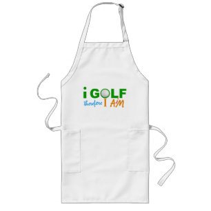 Tablier Long JE JOUE AU GOLF le tablier - choisissez le style