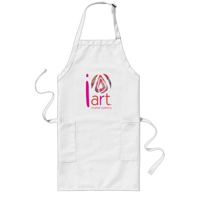 Tablier Long Je L'Art ! Tablier de peinture d'intuition (Devant)