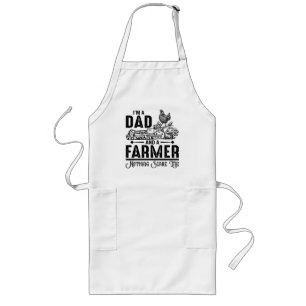 Tablier Long Je suis papa et paysan Agriculture
