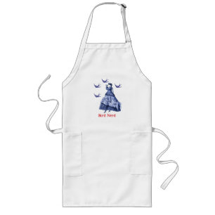 Tablier Long Jumelles pour femme Nerd