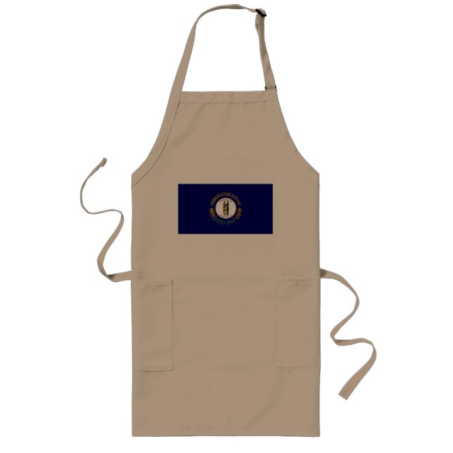 Tablier Long Kentucky : Drapeau d'État américain du Commonwealt (Devant)
