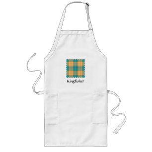 Tablier Long Kingfisher Tartan Apron