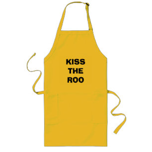 TABLIER LONG KISS THE ROO BBQ APRON