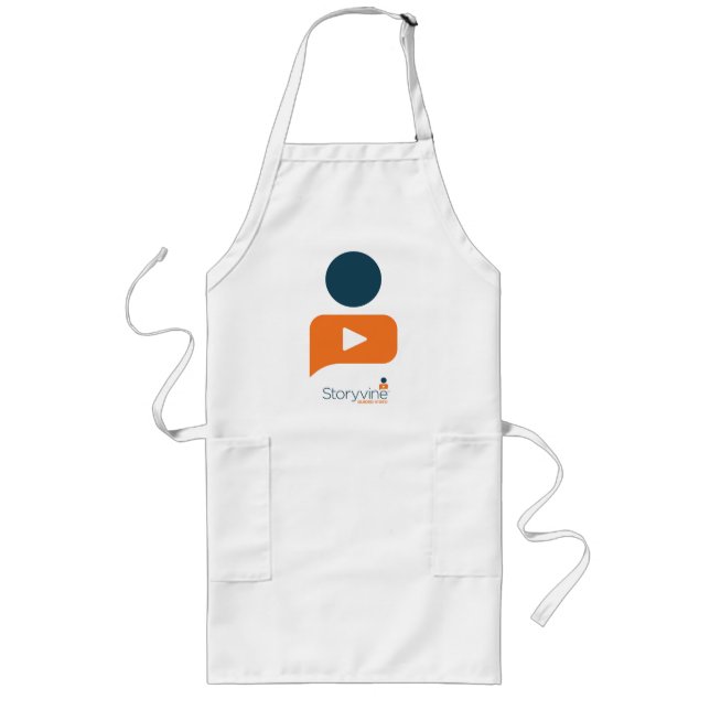 Tablier Long KITCHEN APRON - Icône Storyvine & Logo (Devant)