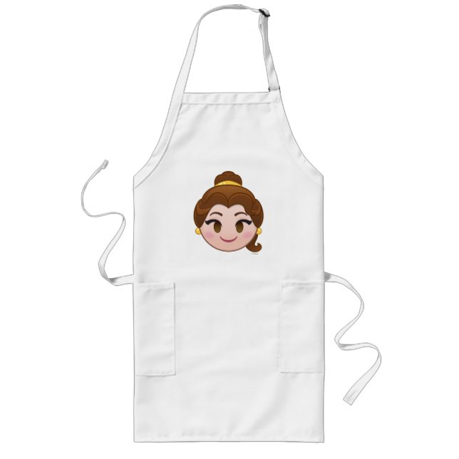 Tablier Long La beauté et la bête Emoji | Belle (Devant)