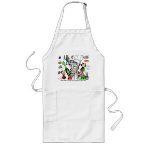 Tablier Long "la SCIENCE FOLLE du "" de CHIMIE et de CUISINE