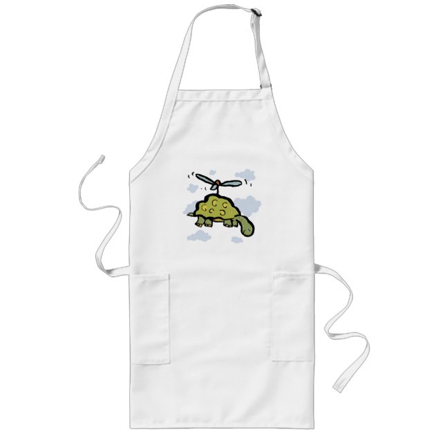 Tablier Long la tortue hélicoptère (Devant)