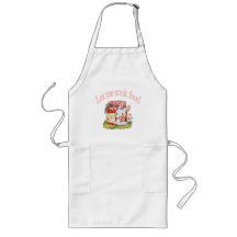 laissez-moi cuisiner la nourriture : long tablier