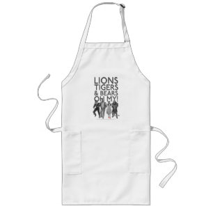 Tablier Long L'Assistant D'Oz™   Lions Tigers & Ours Oh My!