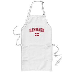 Tablier Long Le Danemark + Drapeau